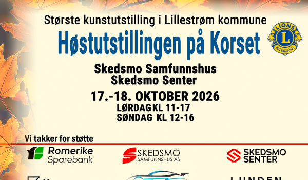 Flyer Høstutstilling 2026