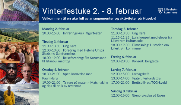 Skjermer liggende hele uka